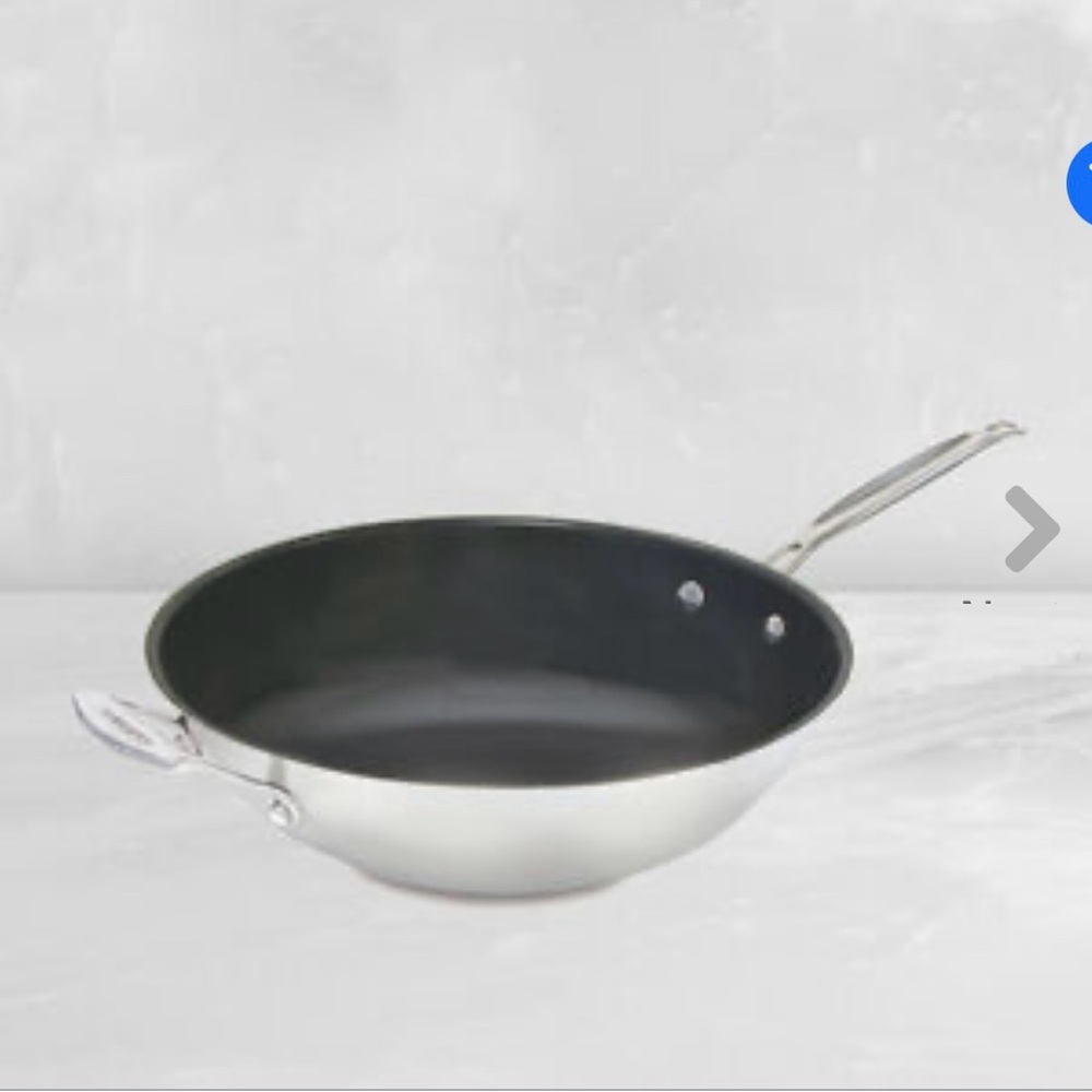 BRAND NEW - Cuisinart nonstick stainless steel wok, 12.5 inches